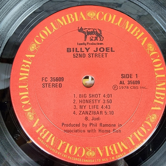 Vintage 1978 Billy Joel 52nd Street Vinyl Recod - Picture 6 of 12